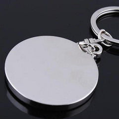 Rotating 50-Year Perpetual Calendar Keyring Compass