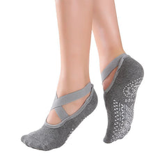 Non slip Yoga Socks Breathable Solid Color Indoor Fitness Pilates Training