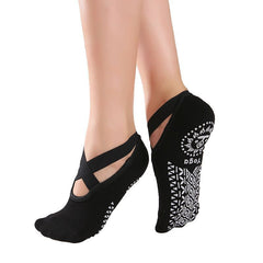 Non slip Yoga Socks Breathable Solid Color Indoor Fitness Pilates Training