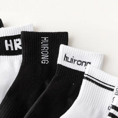 3 Pairs Men's Basketball Socks for Autumn and Winter