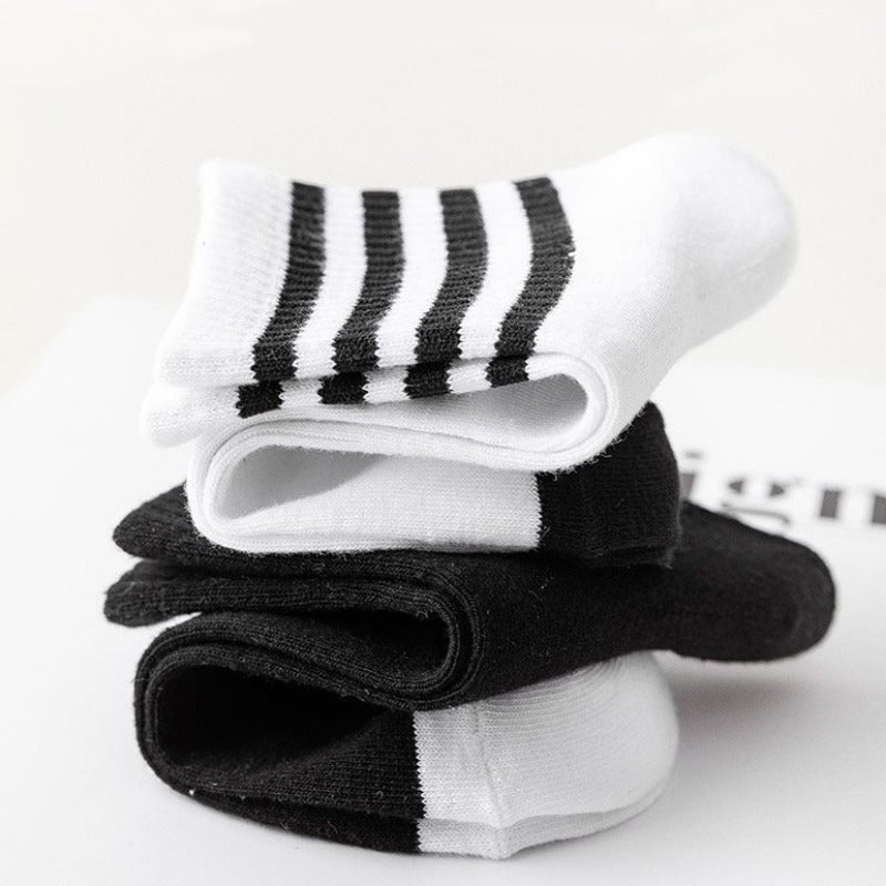 3 Pairs Men's Basketball Socks for Autumn and Winter