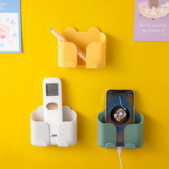 Mobile Phone Charging Holder Wall Mount Storage Rack