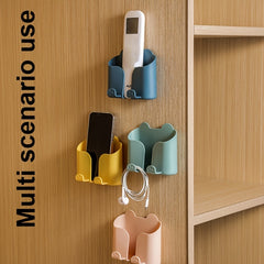 Mobile Phone Charging Holder Wall Mount Storage Rack