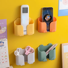 Mobile Phone Charging Holder Wall Mount Storage Rack