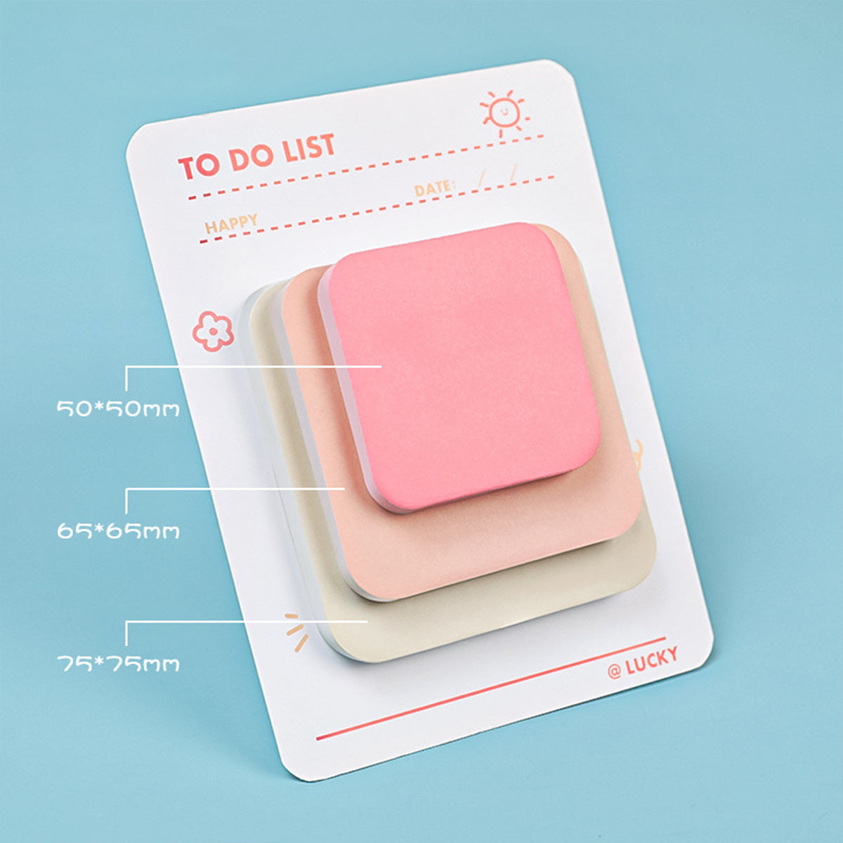 Colorful Overlapping Sticky Notes