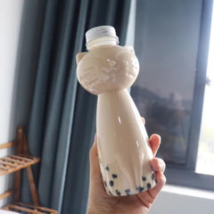 250ml 500ml Cat Shaped Water Bottle for Outdoor Activities