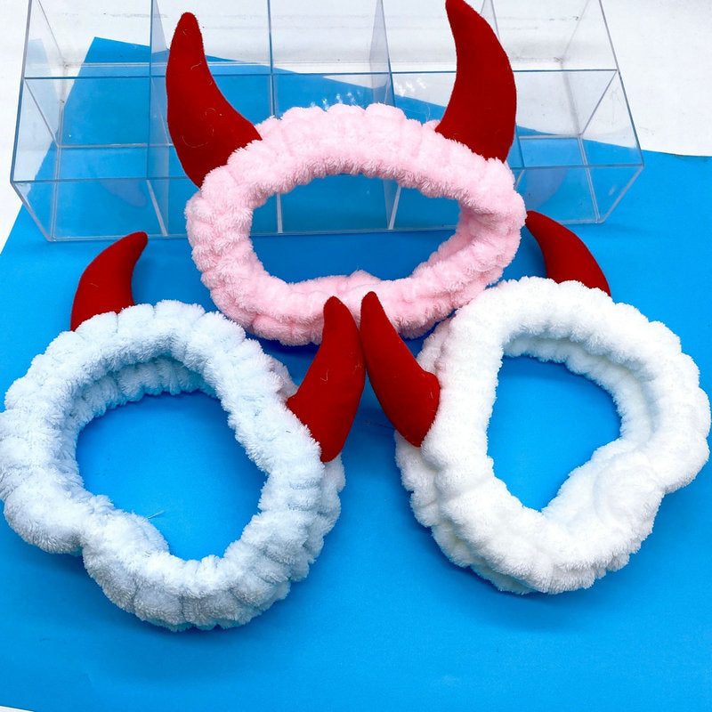 Funny Halloween Horns Hair Band for Girls Kids