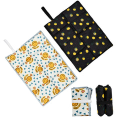 2pcs Foldable Outdoor Seat Cushions Waterproof Thermal Seat Mat