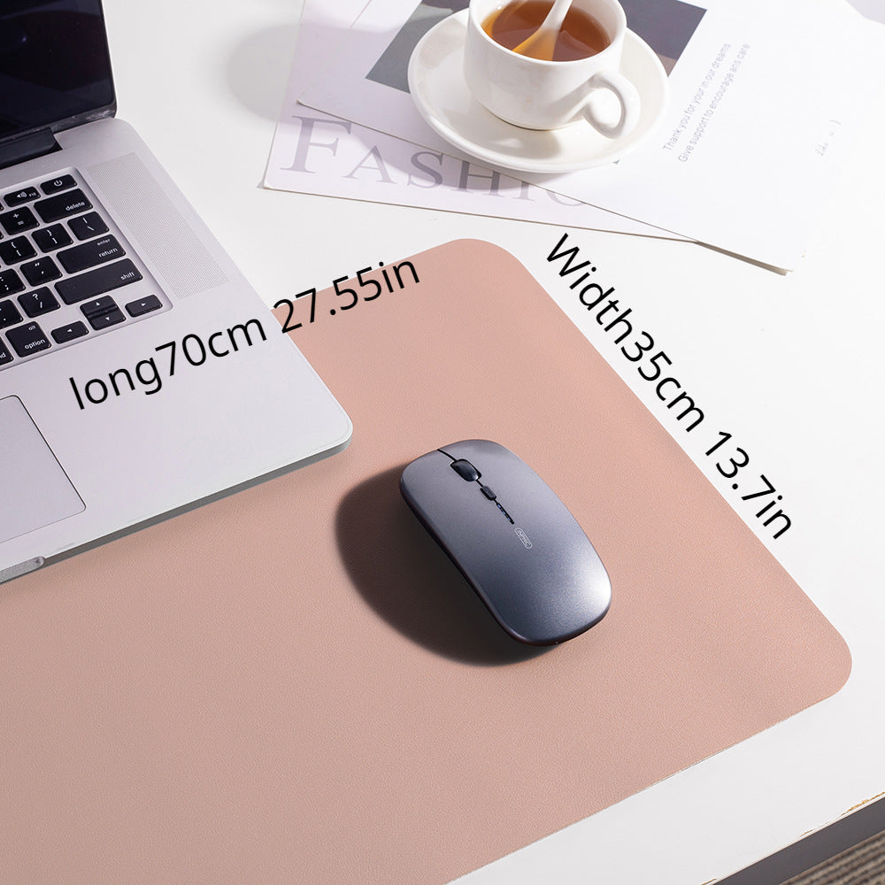 1pc PU Leather Desk Pad Non-Slip Waterproof Writing Pad
