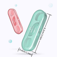 10pcs High Dental Floss Sticks Portable Box for Traveling and Dining