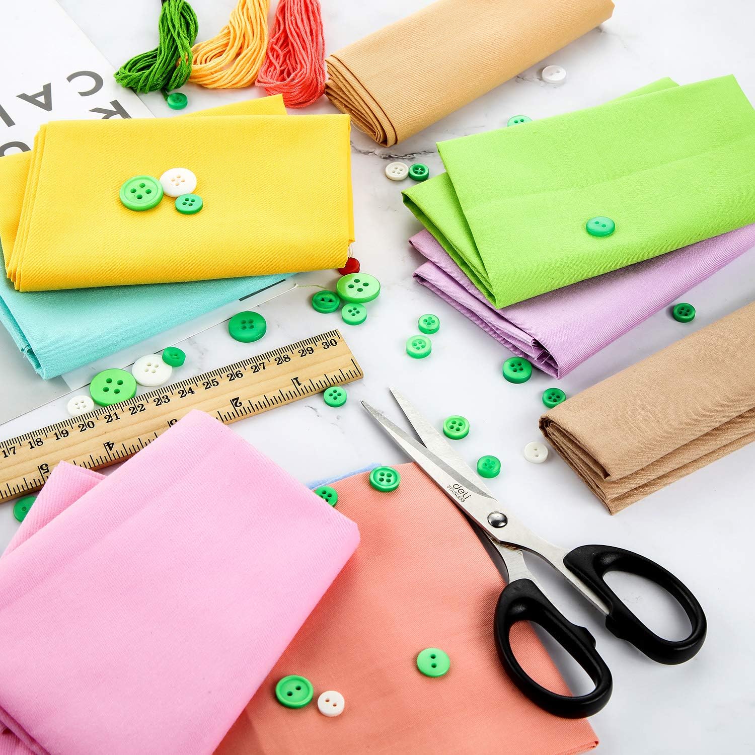 10pcs 24 89 x 19 81 cm Fabric Square Patchwork DIY Quilting Bundles