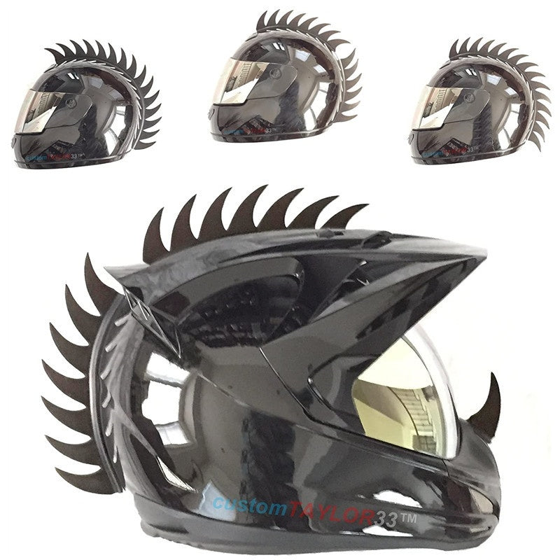 Rubber Saw Blade Helmet Accessory for Warhawk Mohawk