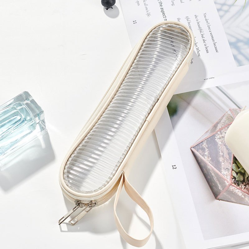 Waterproof Makeup Brush Holder Bag Zipper Organizer Pouch