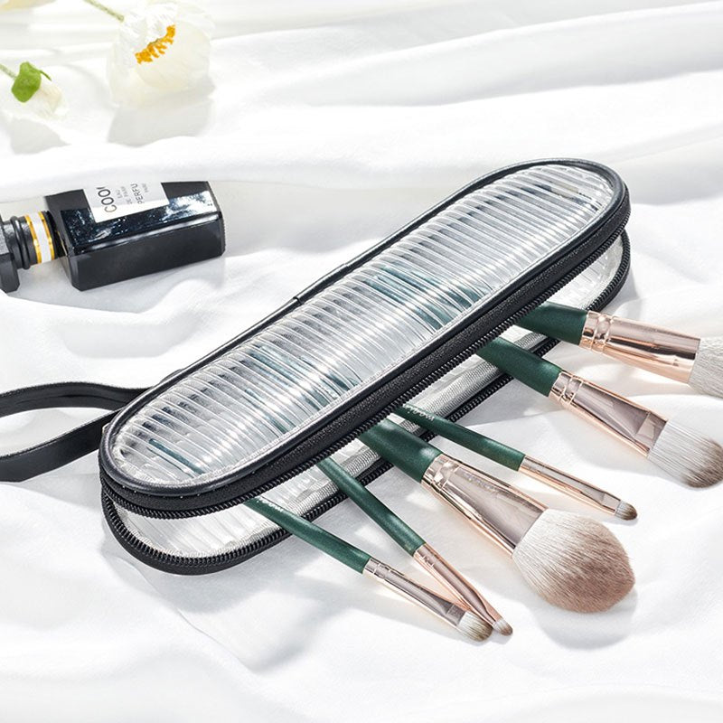 Waterproof Makeup Brush Holder Bag Zipper Organizer Pouch