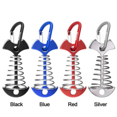 3pcs Aluminum Anchor Pegs Stainless Steel Buckle Tent Stakes