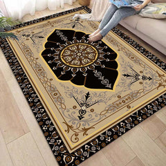 European Persian Rug 3D Printing Mat for Living Room Bedroom Corridor