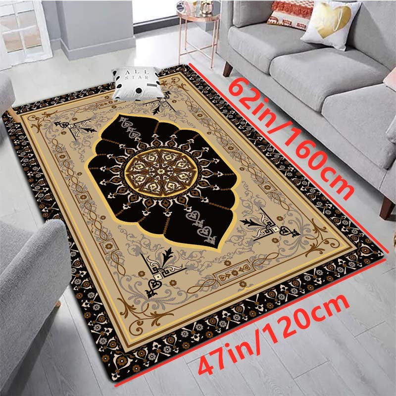 European Persian Rug 3D Printing Mat for Living Room Bedroom Corridor