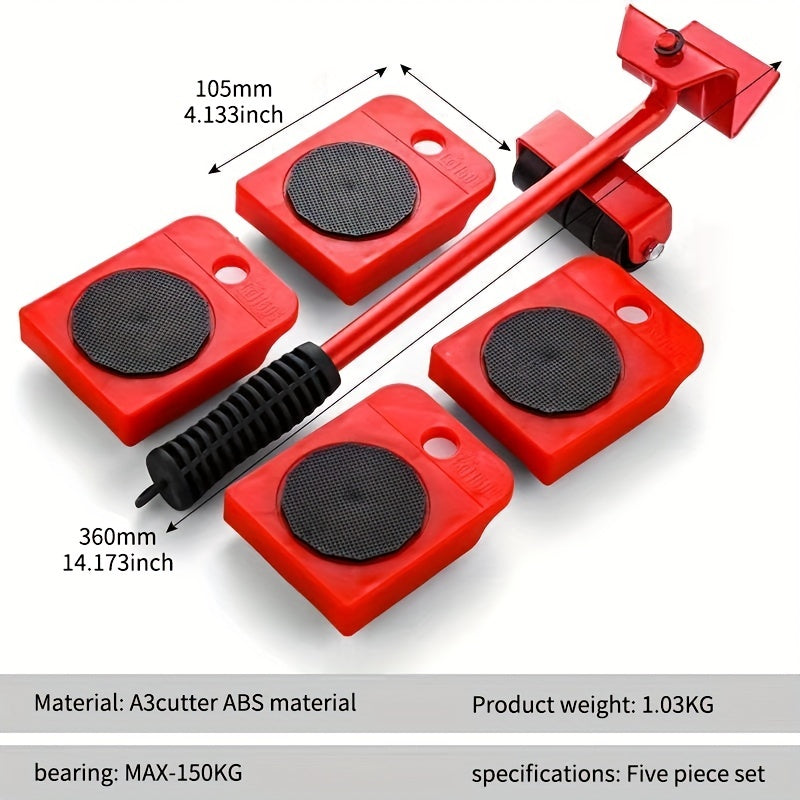 Multifunctional Mobile Household and Heavy Object Moving Tool Furniture Lifter