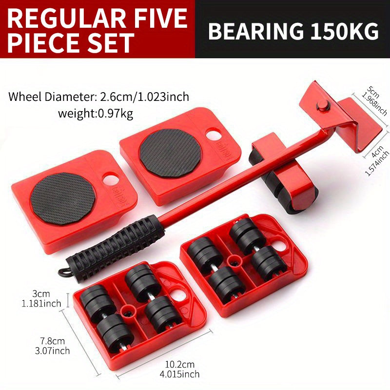 Multifunctional Mobile Household and Heavy Object Moving Tool Furniture Lifter
