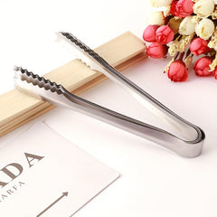 5pcs Stainless Steel Food Tongs Anti-scalding Barbecue Clip