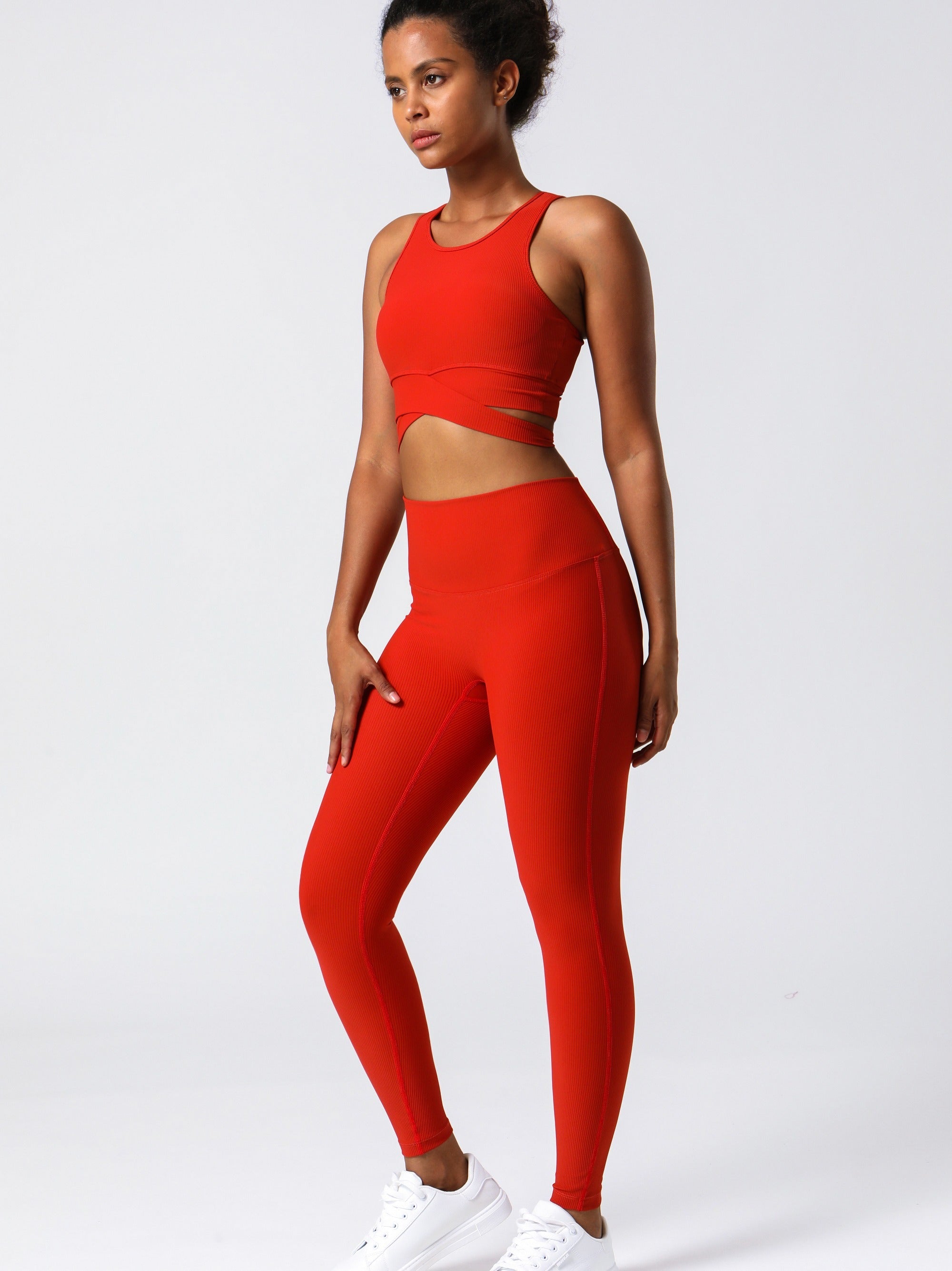 Women's High Waist Wide Waistband Butt Lifting Leggings