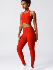 Women's High Waist Wide Waistband Butt Lifting Leggings