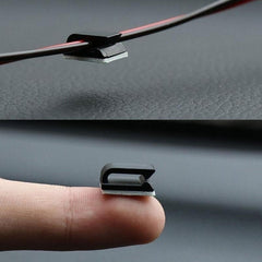 10pcs Adhesive Car Fixed Clip GPS Data Cable Light Cord Organizer