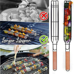 1pc Barbecue Baskets 48 BBQ Grill Net Tools BBQ Basket Barbecue Clip Gri