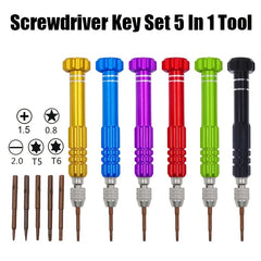 Professional 5-in-1 Screwdriver Set for Electronics Repair