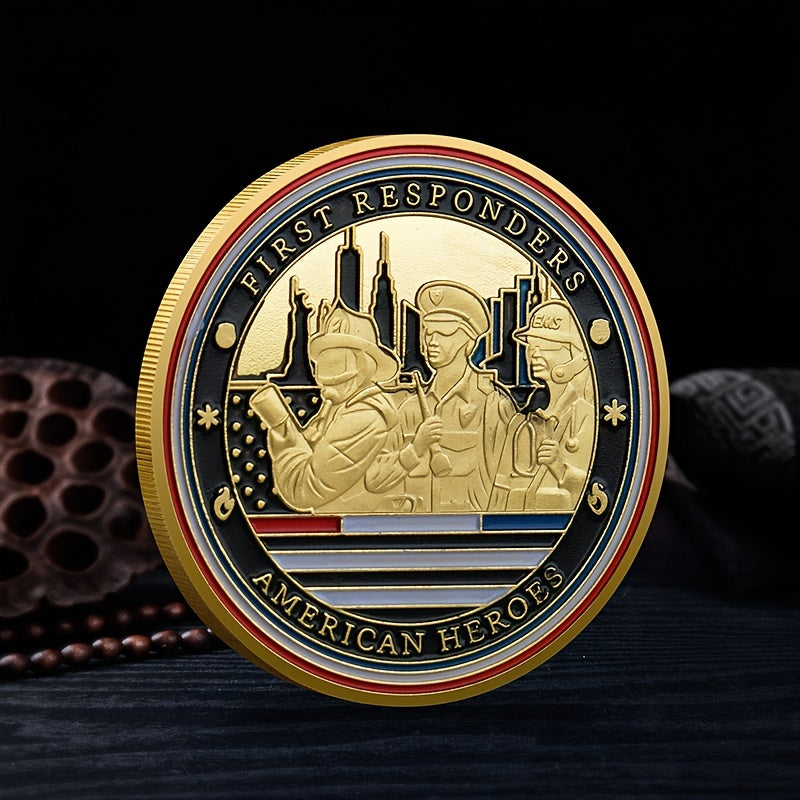 First Responders Challenge Coin Honor American Heroes Perfect Gift