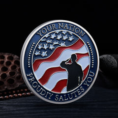 Veterans Challenge Coin American Army Theme Special Gift For Soldiers