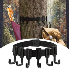 Versatile Treestand Strap With 6 Hooks For Camping