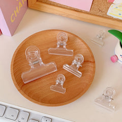 4pcs Clear Clips Portable Storage & Sealing Pliers For Food & Snacks