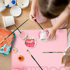 Silicone Painting Pad Hand Erasable Washable Art Palette