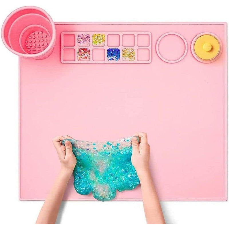 Silicone Painting Pad Hand Erasable Washable Art Palette
