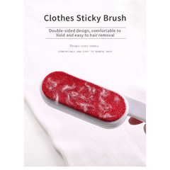 Reusable Lint Brush Double Sided Pet Hair Removal Brush