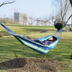 Portable Canvas Hammock Swing for Camping