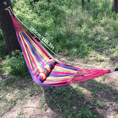 Portable Canvas Hammock Swing for Camping