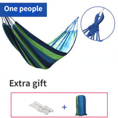 Portable Canvas Hammock Swing for Camping
