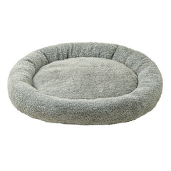 Soft Plush Round Cat Bed Bolster Nest - Pet Supplies