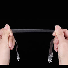 3pairs Women's TPU Elastic Bra Straps, Non-Slip Transparent Straps