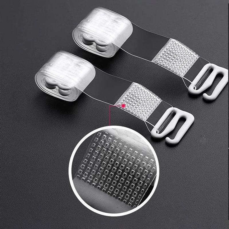 3pairs Women's TPU Elastic Bra Straps, Non-Slip Transparent Straps