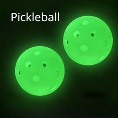 5pcs Glow-in-the-Dark Pickleball Set for Indoor Sports Training
