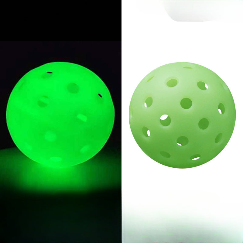 5pcs Glow-in-the-Dark Pickleball Set for Indoor Sports Training