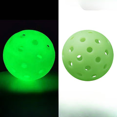 5pcs Glow-in-the-Dark Pickleball Set for Indoor Sports Training