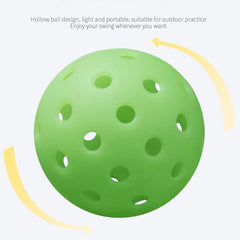 5pcs Glow-in-the-Dark Pickleball Set for Indoor Sports Training