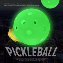 5pcs Glow-in-the-Dark Pickleball Set for Indoor Sports Training