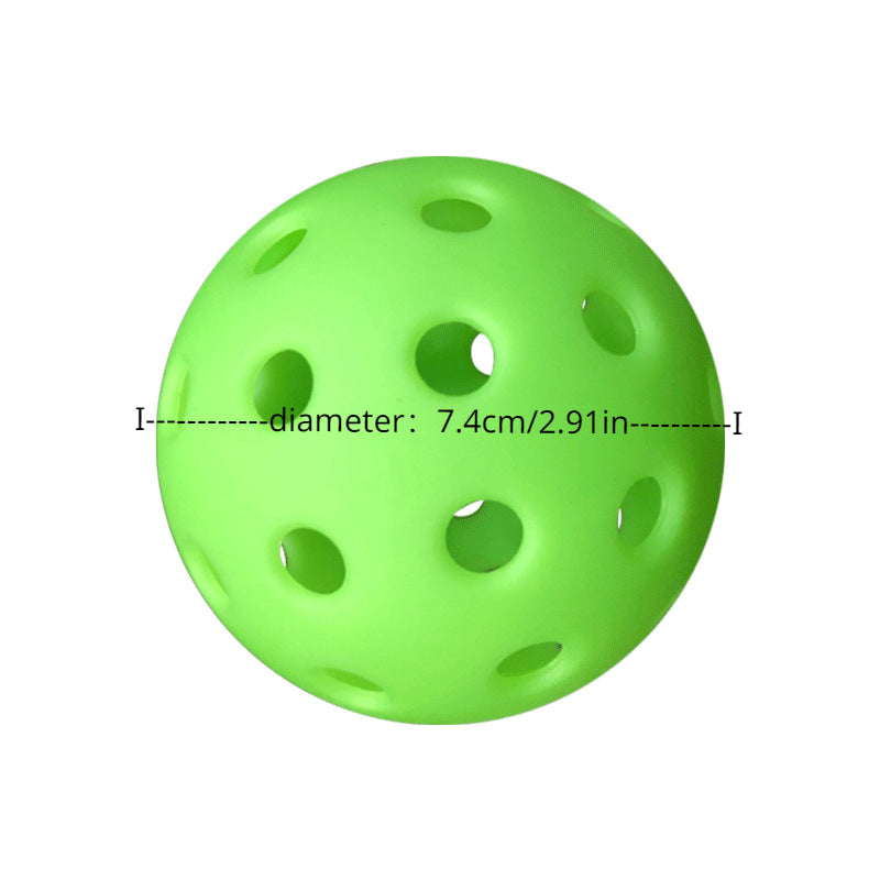 5pcs Glow-in-the-Dark Pickleball Set for Indoor Sports Training