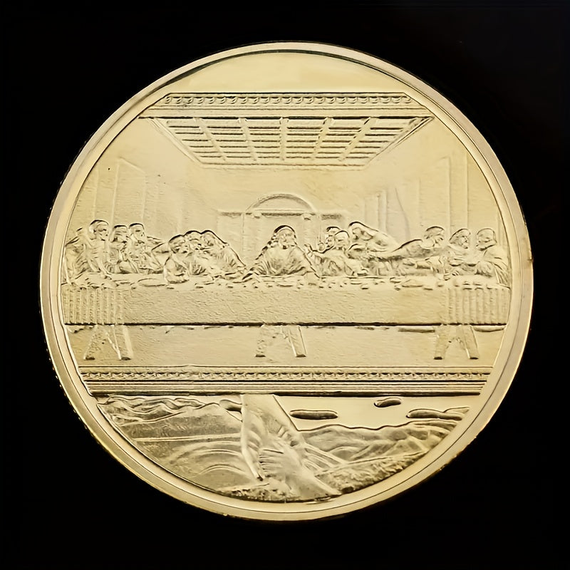 Golden Plated Collection Coin Perfect Souvenir And Collection