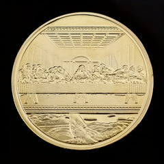 Golden Plated Collection Coin Perfect Souvenir And Collection